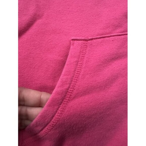 The North Face Youth Girl Pink Hoodie Long Sleeve Size Large Pull Over Pockets - Picture 9 of 13